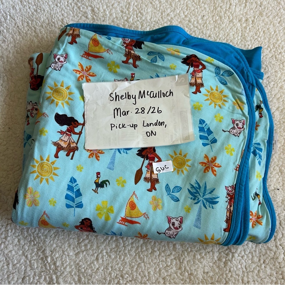 Moana Little Sleepies Bamboo Blanket